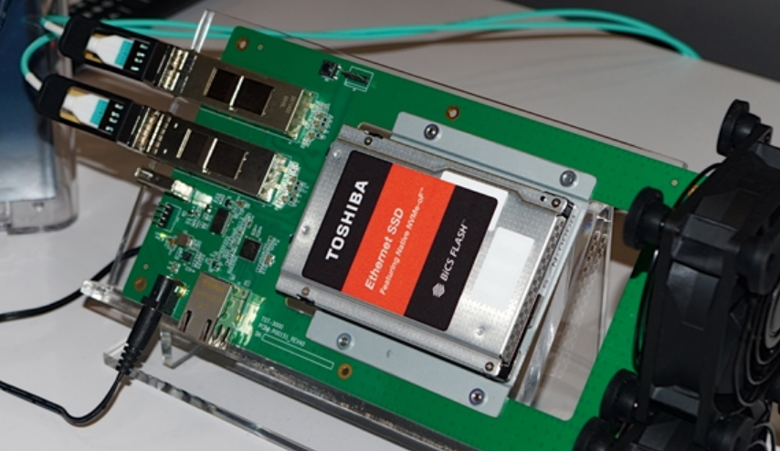 固態(tài)硬盤能上網(wǎng)？Marvell、東芝展示以太網(wǎng)SSD
